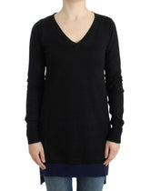 Costume National Black V-neck lightweight sweater -   -  Costume National.